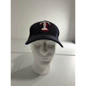 Texas Rangers Strapback Baseball Cap Blue and Red